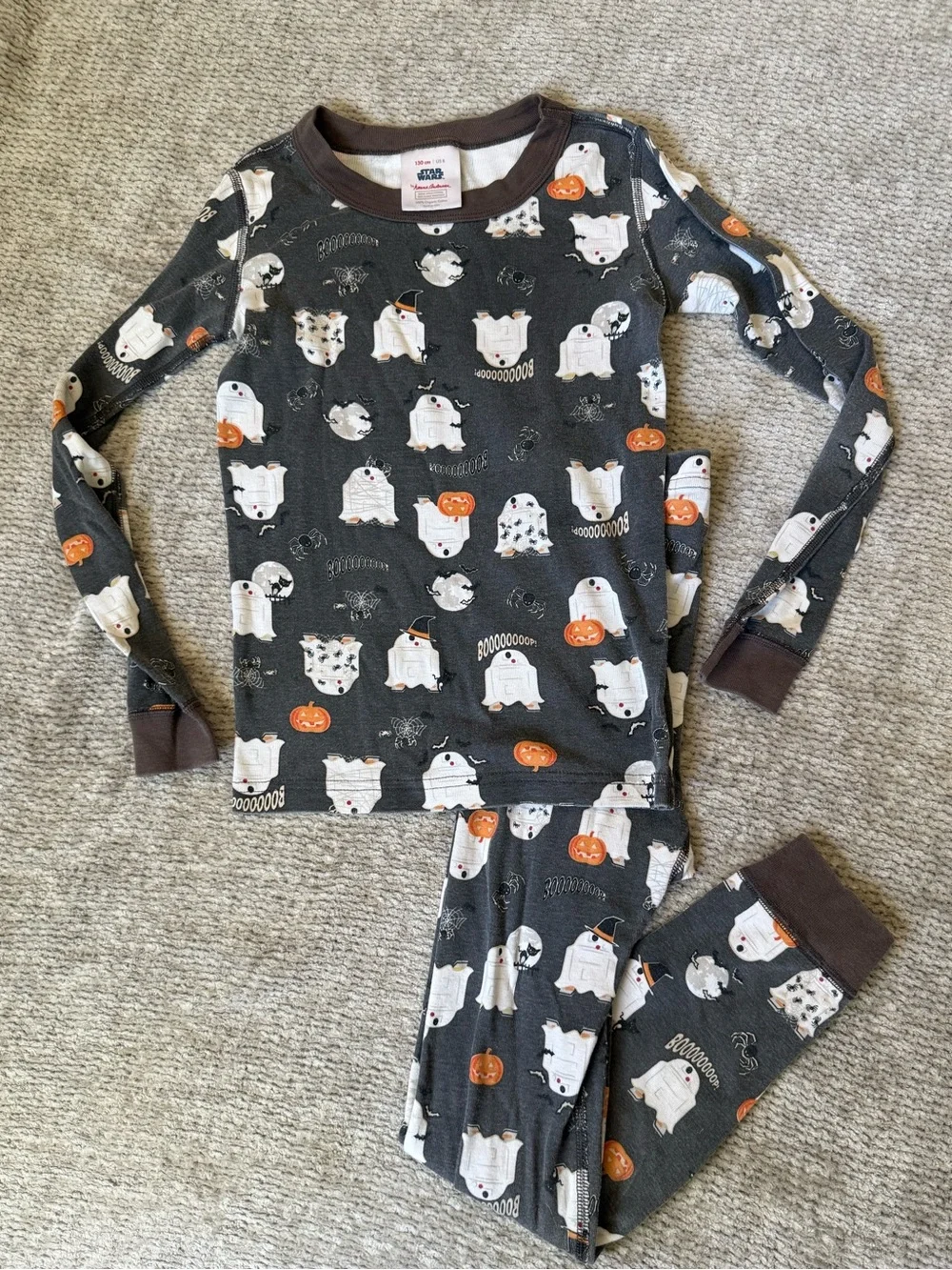 Hanna Andersson Star Wars Halloween Organic Cotton Pajama Set Size 8